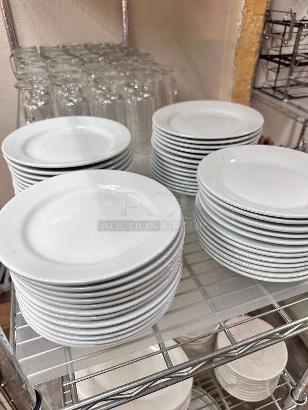 Assorted Commercial Quality White Plates - Image 2 of 3