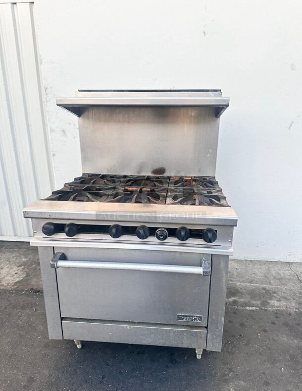 Commercial Gas 6 Burner With Oven Stove 36 inch - Image 3 of 3