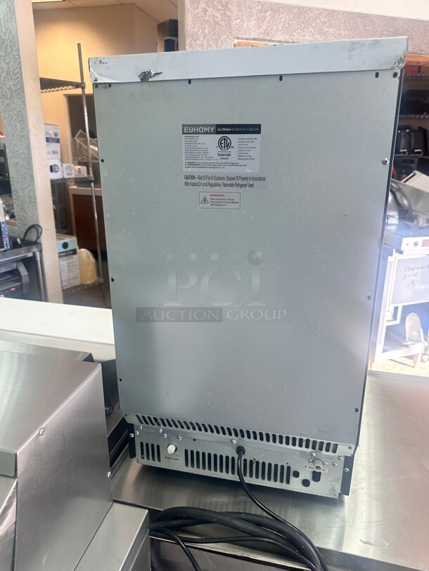 New EUHOMY Commercial Ice Maker Machine, 100lbs/24H 115 Volt Missing Parts - Image 6 of 6