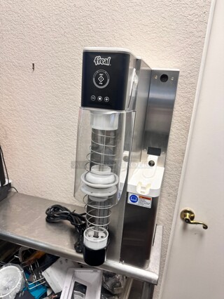 Late Model Freal FRLB7 Milkshake Blender Bar w/ Machine, Minus Forty Freezer 115 Volt Working