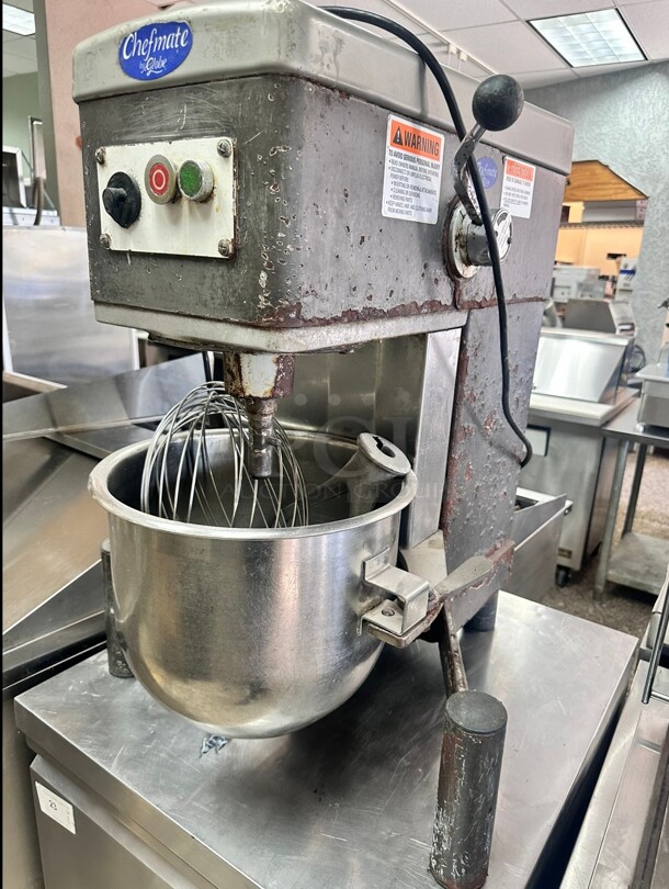Globe GCM20H 20 qt Planetary Mixer - Bench Model, 1 hp, 115v Sold As Is - Image 2 of 10