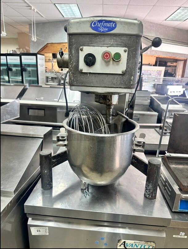 Globe GCM20H 20 qt Planetary Mixer - Bench Model, 1 hp, 115v Sold As Is - Image 3 of 10