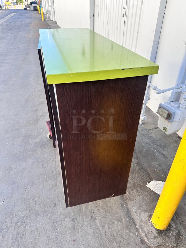 Beautiful Double Trash Receptacle 
50x18x36 - Image 4 of 8