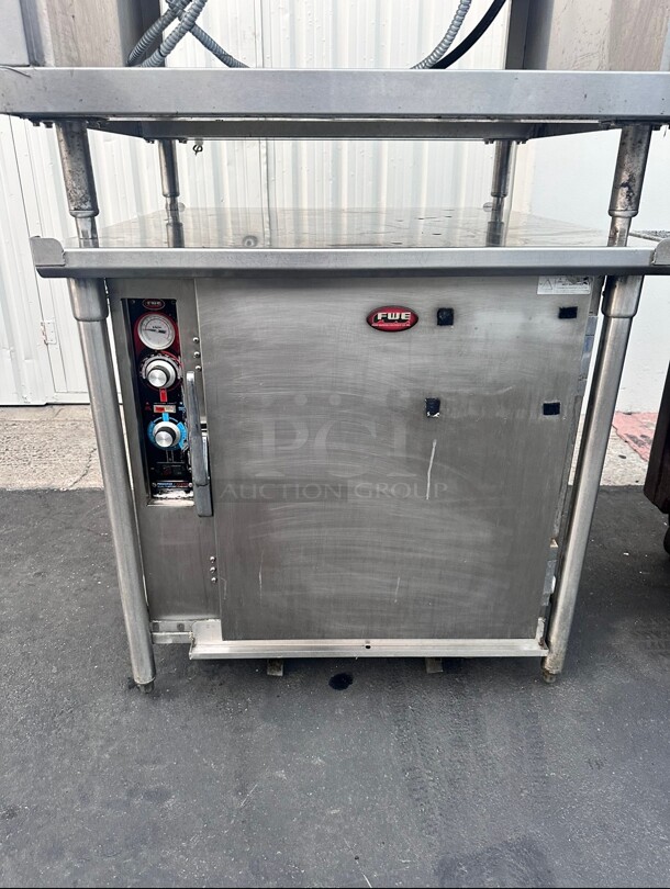 Late Model FWE ETC-UA-4PH Undercounter Non-Insulated Mobile Heated Cabinet w/ (4) Pan Capacity, 120v Working - Image 3 of 9