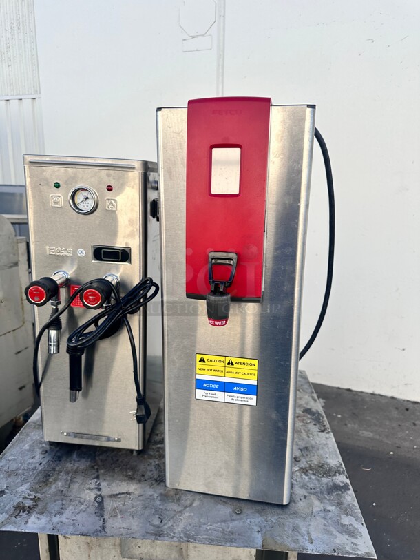 Late Model Used Fetco HWB-2110 B211051 10 Gallon Hot Water Dispenser with Touchscreen Controls - 208-240V, 6.1 kW Working - Image 2 of 11