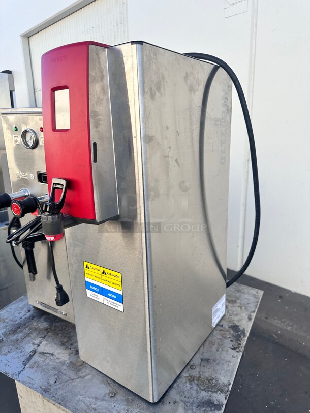 Late Model Used Fetco HWB-2110 B211051 10 Gallon Hot Water Dispenser with Touchscreen Controls - 208-240V, 6.1 kW Working - Image 3 of 11