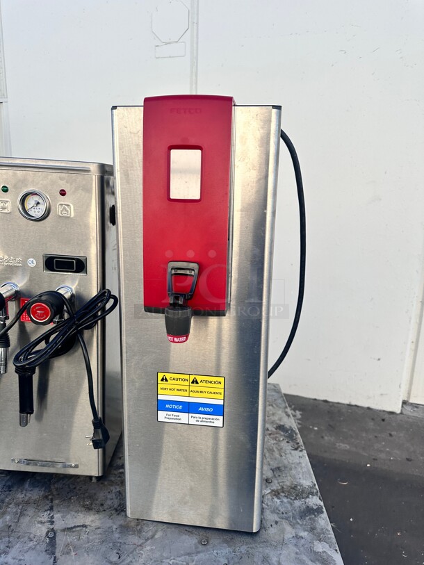 Late Model Used Fetco HWB-2110 B211051 10 Gallon Hot Water Dispenser with Touchscreen Controls - 208-240V, 6.1 kW Working - Image 5 of 11