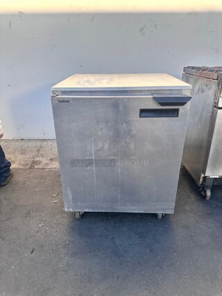 Delfield 406PCA-DHL 27 inch Single-Section Underounter Refrigerator 115 Volt Working