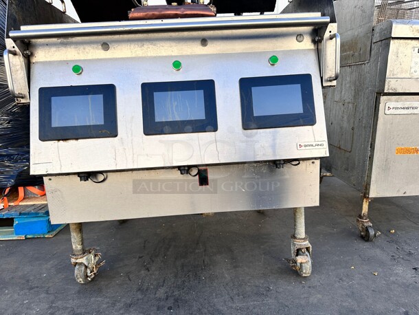 Late Model Used Garland Xpress XPG36 NAT 36 inch Natural Gas Clamshell Griddle with 3 Platens and EasyTouch Controls - 60,000 BTU - Image 9 of 9