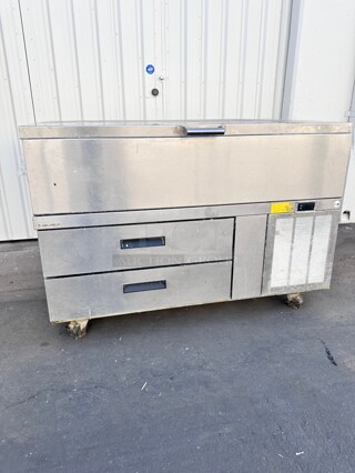 Delfield Breading Station With Delfield F2952CP 52 inch Chef Base w/ (2) Drawers - 115v Working