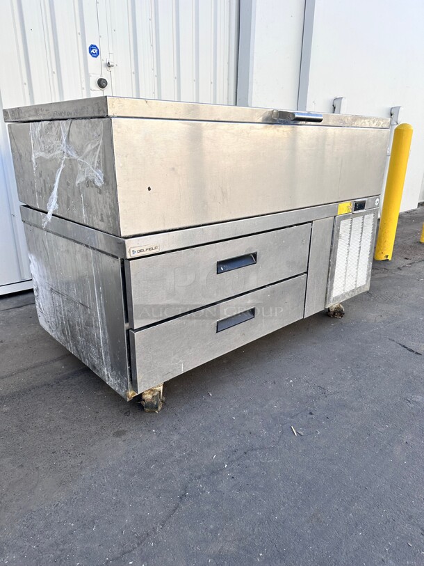 Delfield Breading Station With Delfield F2952CP 52 inch Chef Base w/ (2) Drawers - 115v Working - Image 4 of 11