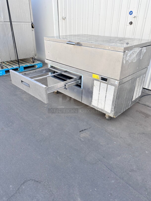 Delfield Breading Station With Delfield F2952CP 52 inch Chef Base w/ (2) Drawers - 115v Working - Image 5 of 11