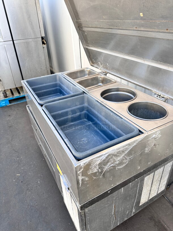 Delfield Breading Station With Delfield F2952CP 52 inch Chef Base w/ (2) Drawers - 115v Working - Image 9 of 11