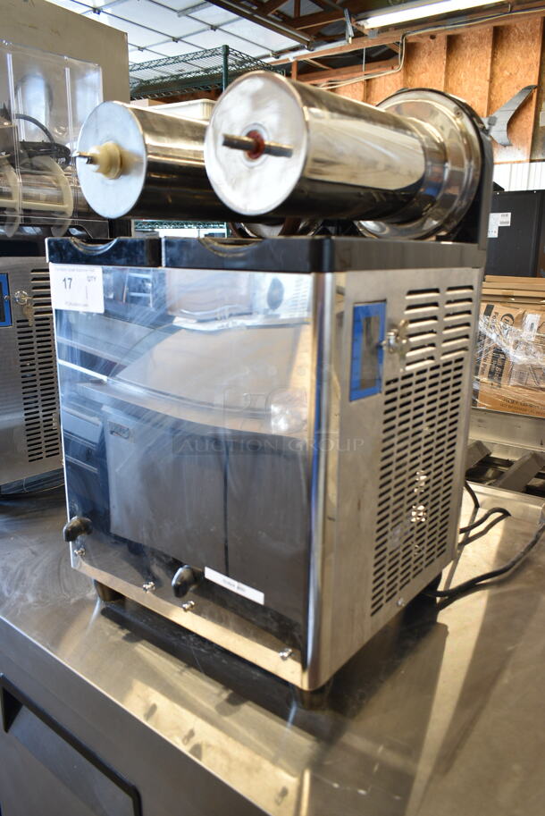 Icetro SSM-280 Stainless Steel Commercial Countertop Slushie Machine Base. No Hoppers. 115 Volts, 1 Phase. Tested and Working! - Image 1 of 4