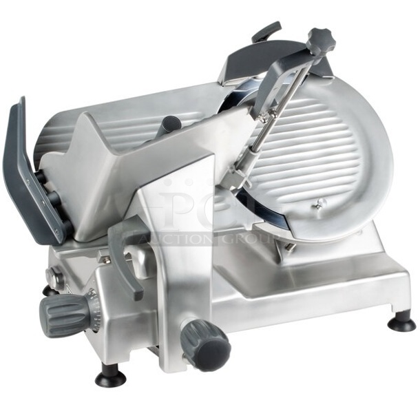 BRAND NEW SCRATCH AND DENT! 2023 Hobart Centerline EDGE12-11 Stainless Steel Commercial Meat Slicer w/ Blade Sharpener. 115 Volts, 1 Phase. Tested and Working! - Image 1 of 7