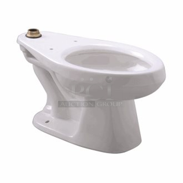 BRAND NEW SCRATCH AND DENT! Zurn Z5655-BWL1 Zurn Elkay Floor-Mt Siphon-Jet Toilet Bowl - Image 1 of 2