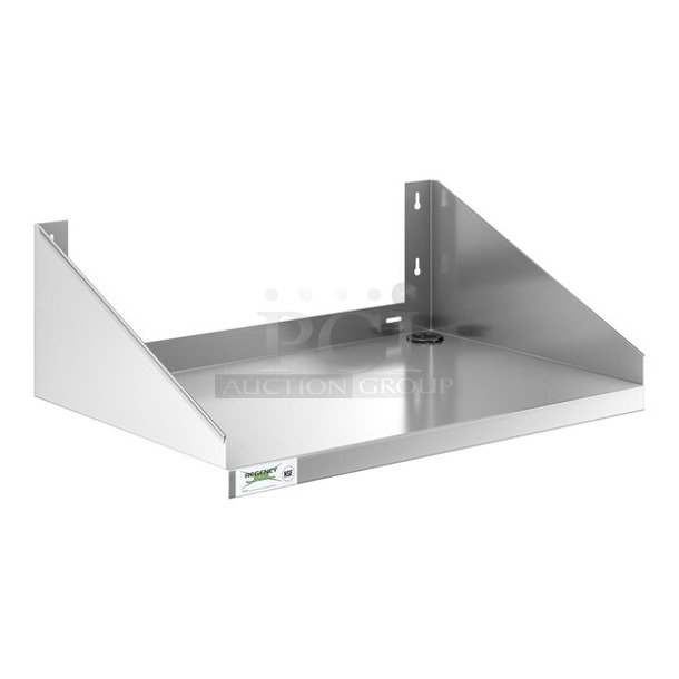 BRAND NEW SCRATCH AND DENT! Regency 600MS2030 20" x 30" Stainless Steel Microwave Shelf - Image 1 of 4