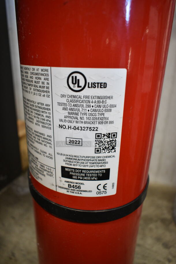 3 Various Fire Extinguishers; 1 Wet Chemical and 2 Dry Chemical. 3 Times Your Bid! Buyer Must Pick Up - We Will Not Ship This Item. - Image 7 of 7
