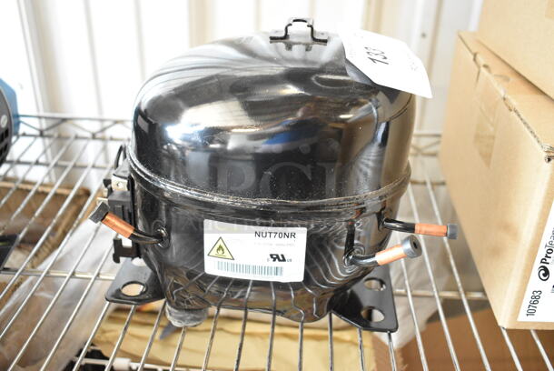 BRAND NEW SCRATCH AND DENT! Cubigel NUT70NR Metal Compressor. 115-127 Volts, 1 Phase.  - Image 5 of 6