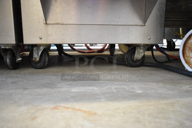 Carpigiani LB-502G Stainless Steel Commercial Water Cooled Floor Style Batch Freezer on Commercial Casters. 208/230 Volts, 3 Phase.  - Image 6 of 8