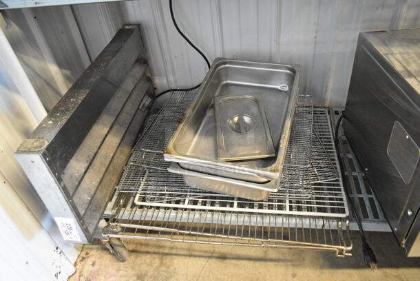 ALL ONE MONEY! Lot of Various Metal Items Including Drop In Bins, Racks and Compressor Cover - Image 1 of 9