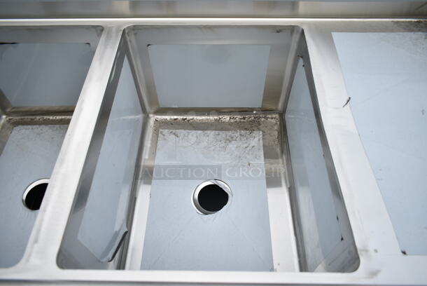 BRAND NEW SCRATCH AND DENT! Regency 600S2182424R Stainless Steel Commercial 2 Bay Sink w/ Right Side Drain Board. No Legs. Bays 18x24x15. Drain Board 22x25 - Image 4 of 6