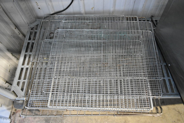 ALL ONE MONEY! Lot of Various Metal Items Including Drop In Bins, Racks and Compressor Cover - Image 6 of 9