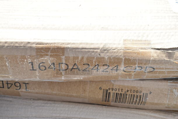 3 BRAND NEW SCRATCH AND DENT! Lancaster Table & Seating 164DA2424CPD Alloy Series 24" x 24" Distressed Copper Standard Height Outdoor Table. 3 Times Your Bid! May Be Missing Pieces. - Image 3 of 8
