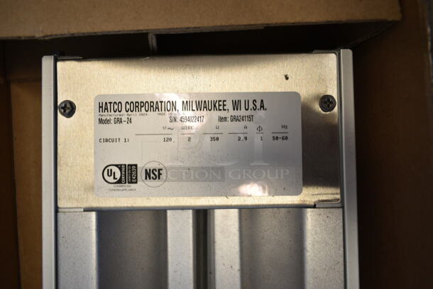 BRAND NEW SCRATCH AND DENT! Hatco GRA-24 24" Glo-Ray Infrared Food Warmer. 120 Volts, 1 Phase.  - Image 3 of 3