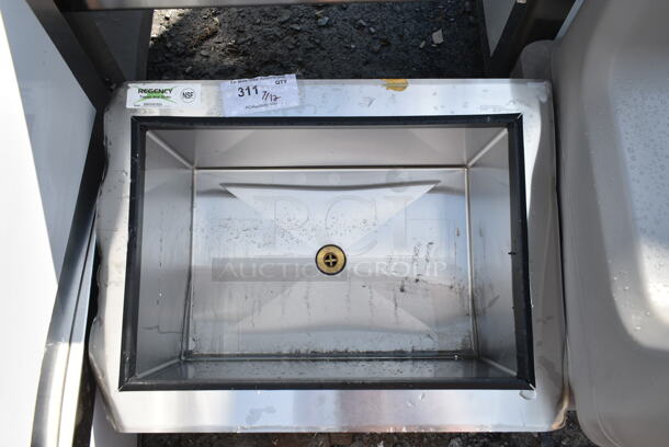 BRAND NEW SCRATCH AND DENT! Regency 600DIIB1824 18" x 24" Stainless Steel Drop-In Ice Bin - Image 5 of 6