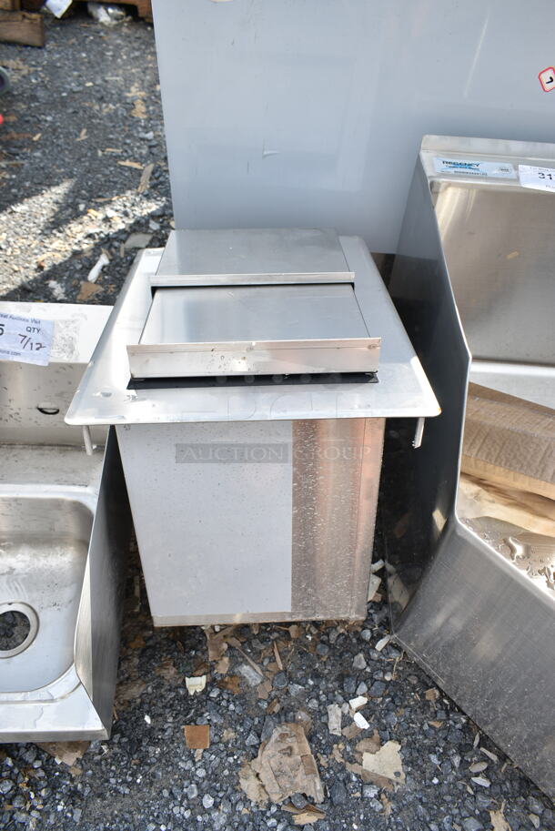 BRAND NEW SCRATCH AND DENT! Regency 600DIIB1812 18" x 12" Stainless Steel Drop-In Ice Bin - Image 2 of 5