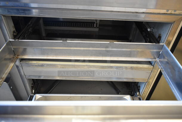 2020 Delfield GUF60P-D Stainless Steel Commercial 4 Drawer Chef Base on Commercial Casters. 115 Volts, 1 Phase. Tested and Working! - Image 4 of 7