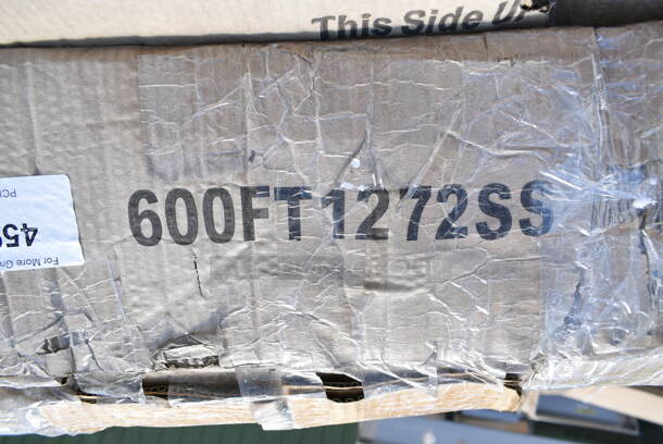 BRAND NEW SCRATCH AND DENT! Regency 600FT1272SS 12" x 72" 14-Gauge Stainless Steel Floor Trough with Grate. May Be Missing Pieces. - Image 2 of 2