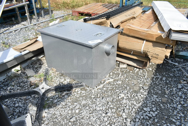 BRAND NEW SCRATCH AND DENT! Metal Grease Trap.  - Image 3 of 4