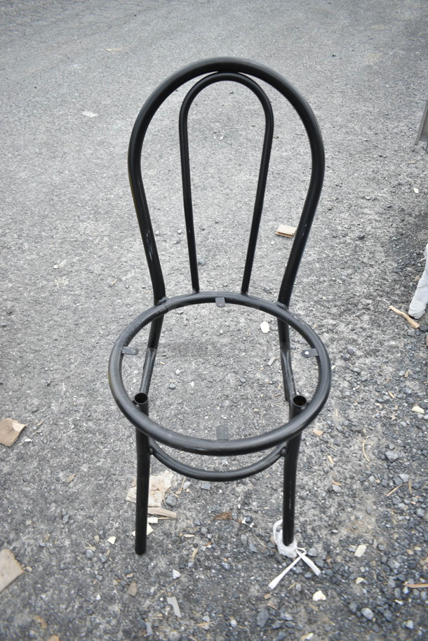 5 BRAND NEW SCRATCH AND DENT! Dining Height Chairs; Yellow Tolix Style, Metal Frame, Blue Folding, Blue Poly and Metal Arm Chair. 5 Times Your Bid! - Image 7 of 7