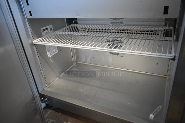 2018 Traulsen UST3212L0-0300 Stainless Steel Commercial Prep Table Cooler on Commercial Casters. 115 Volts, 1 Phase. Tested and Working! - Image 4 of 5