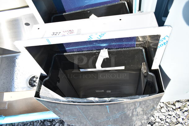 3 BRAND NEW SCRATCH AND DENT! Bobrick B-4369 ConturaSeries Rectangular Waste Receptacle. 3 Times Your Bid! - Image 4 of 8