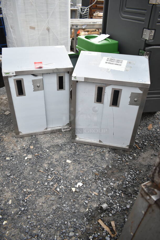 2 BRAND NEW SCRATCH AND DENT!  Regency 600WCS1524 24" Stainless Steel Wall Cabinet with Sliding Doors. 2 Times Your Bid! - Image 2 of 10
