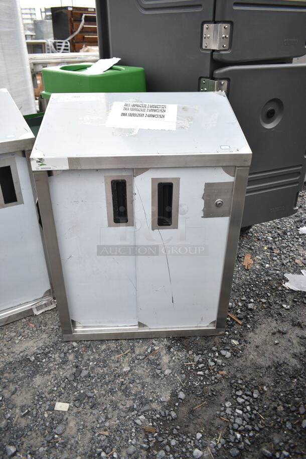2 BRAND NEW SCRATCH AND DENT!  Regency 600WCS1524 24" Stainless Steel Wall Cabinet with Sliding Doors. 2 Times Your Bid! - Image 3 of 10