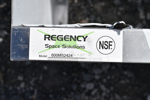 BRAND NEW SCRATCH AND DENT! Regency 600MS2424 24" x 24" Stainless Steel Microwave Shelf - Image 5 of 5