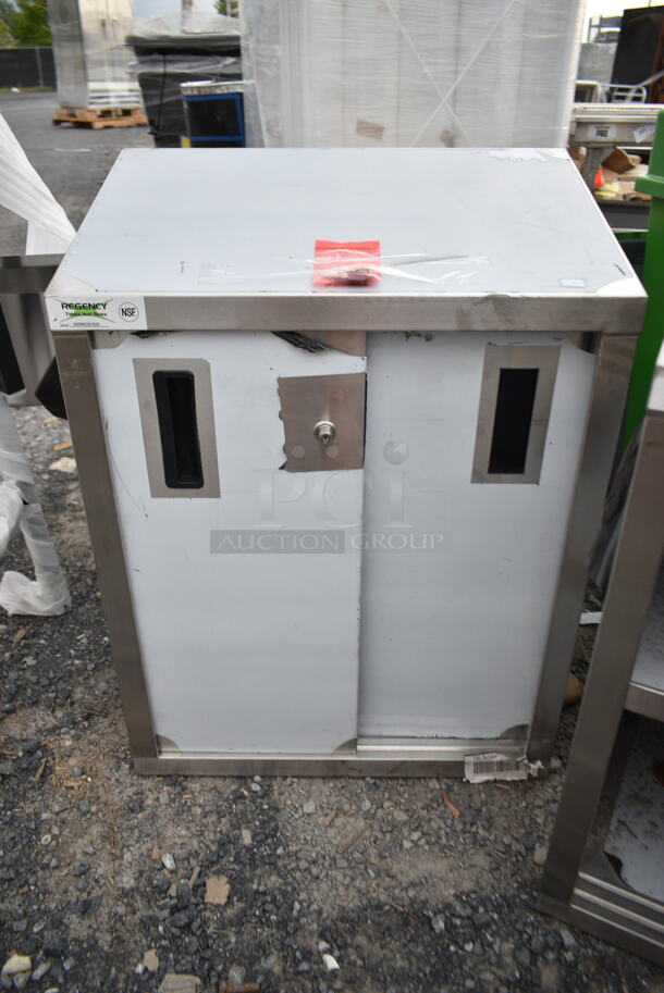 2 BRAND NEW SCRATCH AND DENT!  Regency 600WCS1524 24" Stainless Steel Wall Cabinet with Sliding Doors. 2 Times Your Bid! - Image 6 of 10