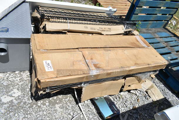 6 Box of 4 BRAND NEW SCRATCH AND DENT! Regency 460EC1848 18" x 48" NSF Chrome Wire Shelf. 6 Times Your Bid! - Image 2 of 6