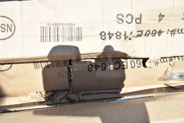6 Box of 4 BRAND NEW SCRATCH AND DENT! Regency 460EC1848 18" x 48" NSF Chrome Wire Shelf. 6 Times Your Bid! - Image 4 of 6