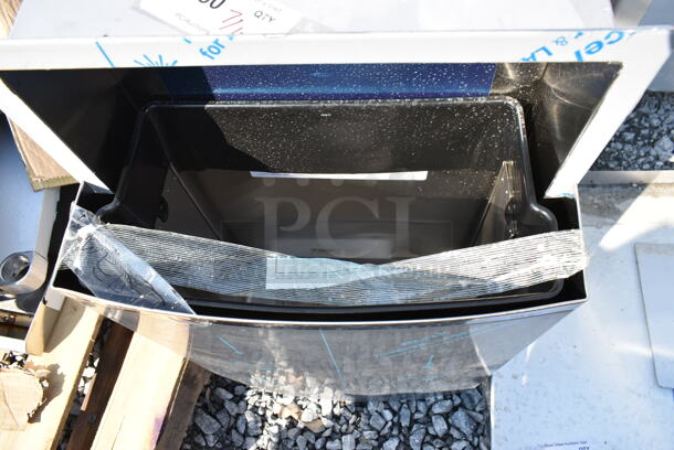 BRAND NEW SCRATCH AND DENT! Bobrick B-43644 Rectangular Waste Receptacle. - Image 4 of 5