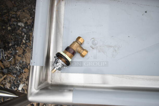 BRAND NEW SCRATCH AND DENT! Regency 60031717224 Stainless Steel Commercial 3 Bay Sink w/ Dual Drain Boards. Bays 7x7x11.5. Drain Boards 22x18.5 - Image 6 of 9