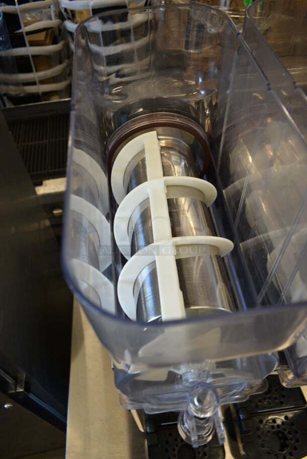 Icetro Stainless Steel Commercial Countertop Slushie Machine w/ 2 Hoppers. No Lids. 115 Volts, 1 Phase. Tested and Working! - Image 3 of 6