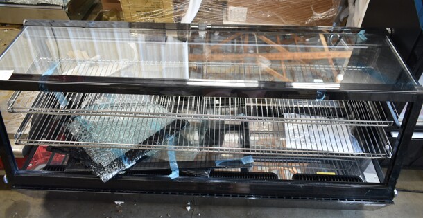 BRAND NEW SCRATCH AND DENT! Metal Commercial Countertop Deli Display Case Merchandiser. See Pictures for Broken Glass. Tested and Powers On But Does Not Get Cold - Image 2 of 7