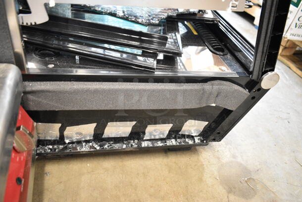 BRAND NEW SCRATCH AND DENT! Metal Commercial Countertop Deli Display Case Merchandiser. See Pictures for Broken Glass. Tested and Powers On But Does Not Get Cold - Image 7 of 7