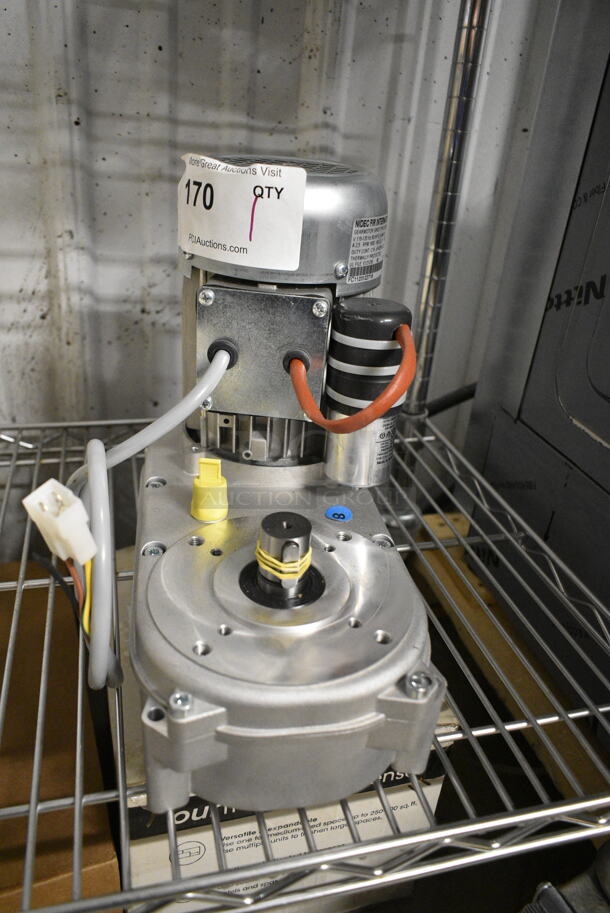 BRAND NEW SCRATCH AND DENT! Nidec GR63 Gear Motor. 115-120 Volts, 1 Phase.  - Image 1 of 8