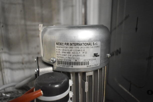 BRAND NEW SCRATCH AND DENT! Nidec GR63 Gear Motor. 115-120 Volts, 1 Phase.  - Image 7 of 8